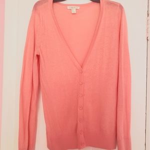 FOREVER 21 PINK cardigan sweater Size Small
